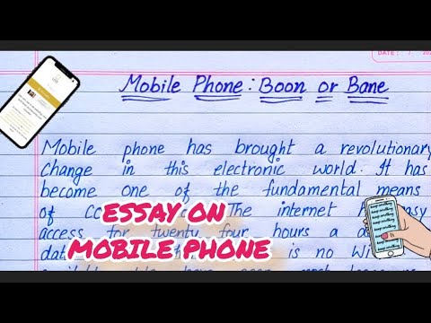 mobile phone boon or bane essay for school students