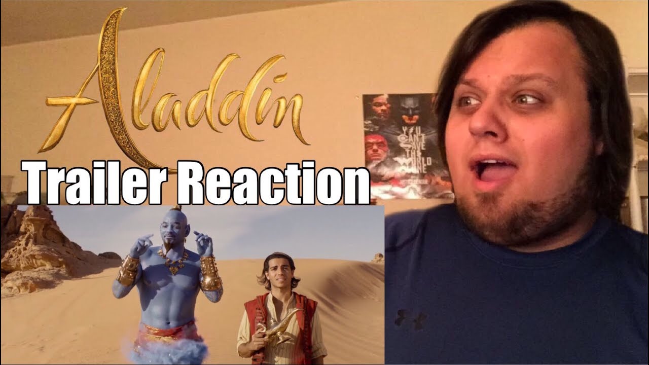Disney's Aladdin - Official Trailer REACTION - YouTube