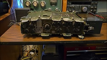 Clansman PRC-320 initial power up receiving CW