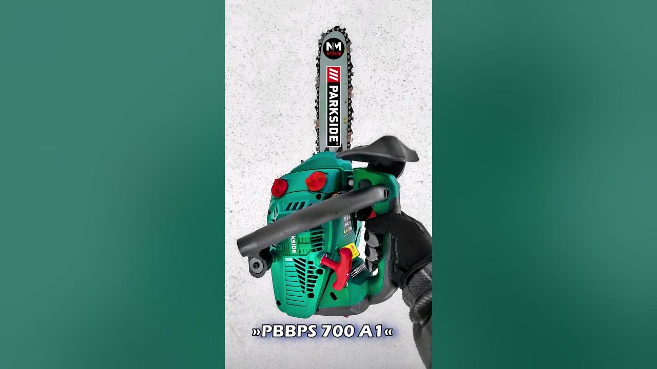 PARKSIDE PBBPS 700 A1 Gasoline Chainsaw : The Ultimate Anti-Kickback Tree  Care Solution - YouTube