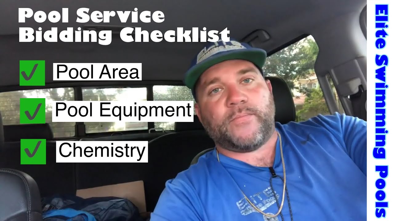 Pool Service Bidding Checklist YouTube