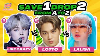 SAVE ONE SONG KPOP: from A to Z  ✅| WOW KPOP GAMES | KPOP QUIZ 2024