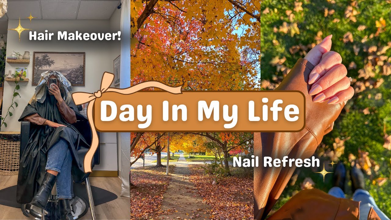 ДЕНЬ ИЗ МОЕЙ ЖИЗНИ 🎀💅 Вступаю в новую эру волос и ногтей