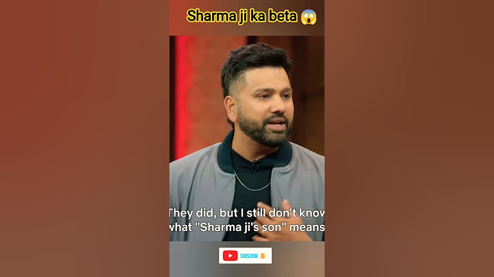Sharma Ji Ka Beta on Kapil Sharma