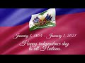 Haitian Flag Happy Haitian Independence Day 2021