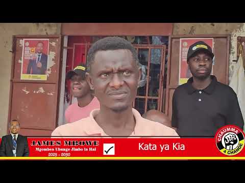 JAMES MBOWE APOKELEWA NA JAMII YA WAMASAI KWA KISHINDO