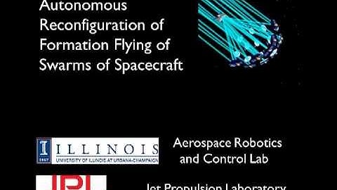 Autonomous Reconfiguration of Formation Flying Swarms of Spacecraft