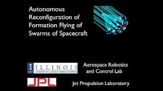Autonomous Reconfiguration of Formation Flying Swarms of Spacecraft