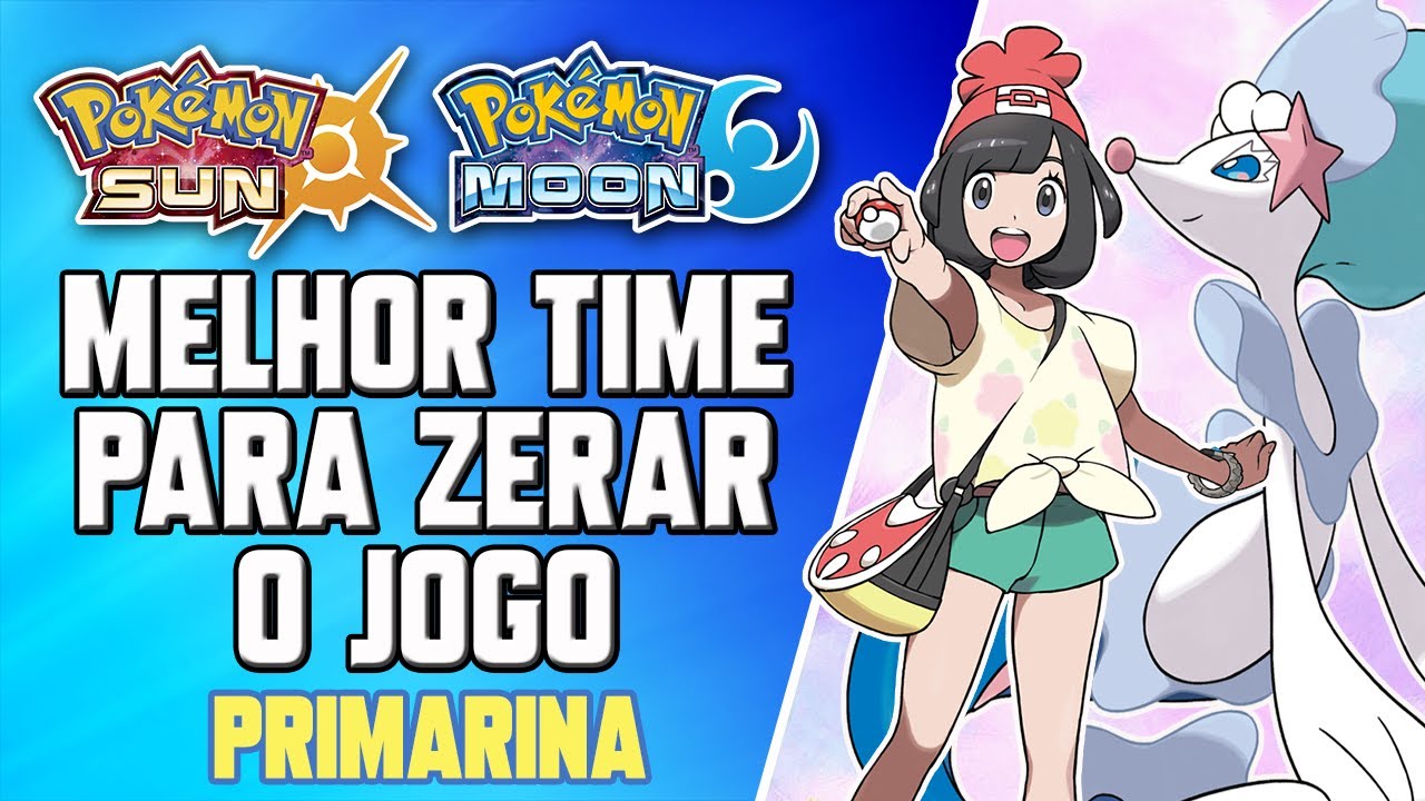 Saiba como montar e planejar seu time nos jogos Pokémon Sun e Moon