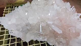 Ron Coleman Mining, Impressive crystal cluster all cleaned up, WOW is it nice.