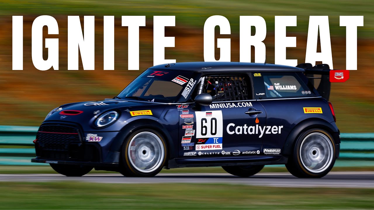 Catalyzer Sponsorship - Clayton Williams - Road America - MINI JCW Team