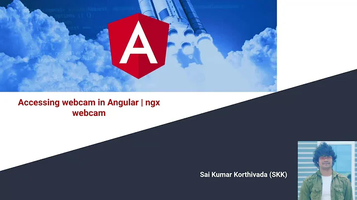 Ngx Webcam with angular | Accessing the webcam in angular | Capturing image the live image