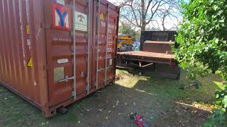 How To Move A Shipping Container By Yourself At Home