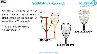 Squash57 101 Racquets