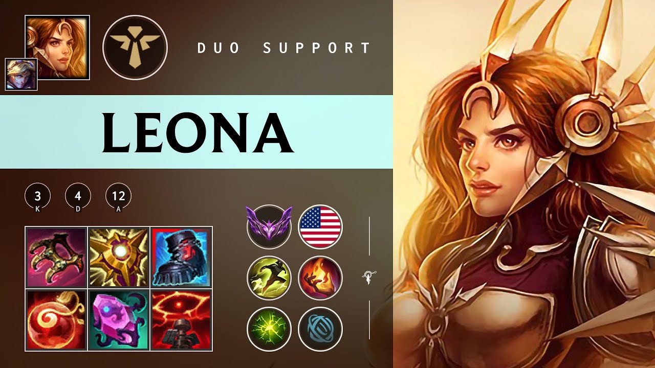 Leona Support vs Nami - NA Master Patch 25.24