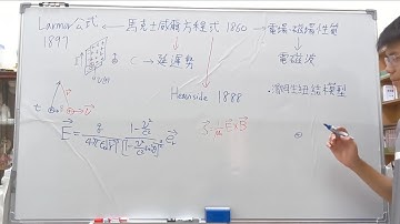 再詮釋版易富國普通物理學-Larmor公式推導
