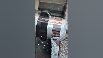 ⚙️ Precision Lathe Machine Work  #LatheMachine #Machinist #MetalWork #Engineering #ViralShorts