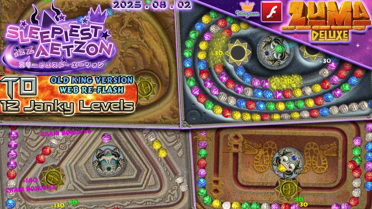 Zuma [ Old King Games Version - Web Re-Flash ] | Aetzon's 2025 Gameplay
