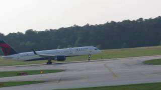 RDU-Paris Flight Inaugural Takeoff
