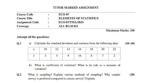 ECO-07 Solved Assignment  2024 - 2024 | IGNOU BBA 2nd Semester Solution July 2k24 Video