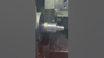 Knurling with a threading insert 😮 #shorts #shorts #youtube #cnc #engineering