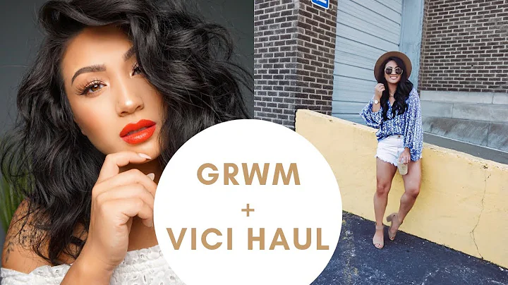 GRWM + Vici Haul || Spicy Red Lip X Bronze Eyes