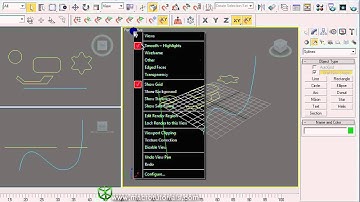 3D Studio Max - Tutorial - How to use the Loft Tool | Create a column | Compound objects Loft