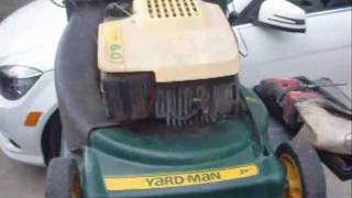 Trashfind Yardman commercial mower