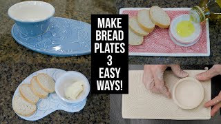 Making Bread Plates - Combining WHEEL THROWING with HAND BUILDING!