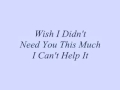 Toni Braxton - I Hate Love (Lyrics)