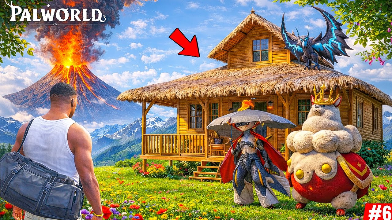 Finally Franklin Build His Dream House In Pokemon World | Palworld GTA 5 Telugu | Part - 6