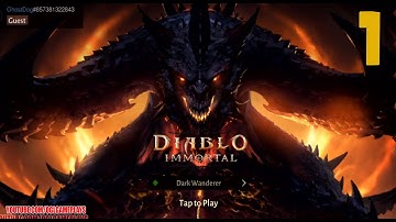 Diablo Immortal - Android/ios Crusader Gameplay Part 1