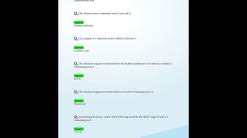 CERTIFIED POOL OPERATOR FINAL EXAM LATEST 2024 2025 UPDATE 100 CORRECT QUESTIONS AND VERIFIED ANSWER