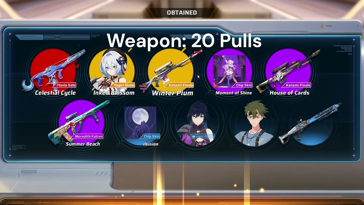 Strinova Flavia Legendary Skin (Thousand Crescents) Gacha Pulls