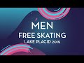Shun Sato (JPN)| Men Free Skating | Lake Placid 2019