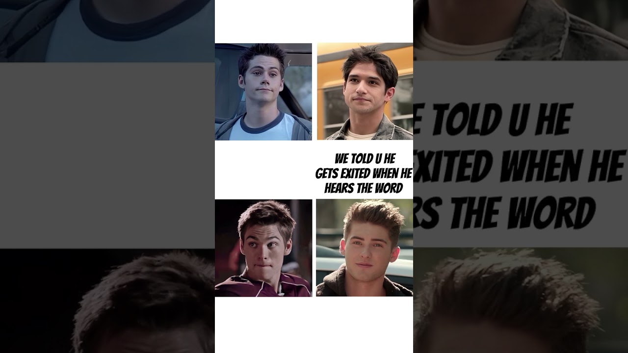 Scott and stiles moming Liam 