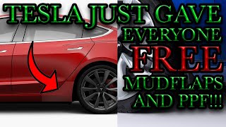 TESLA ARE GIVING ALL MODEL 3 OWNERS FREE PPF OR MUDFLAPS!!!