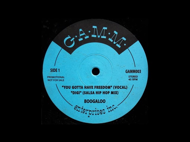 Boogaloo – You Gotta Have Freedom (reprise de Pharoah Sanders