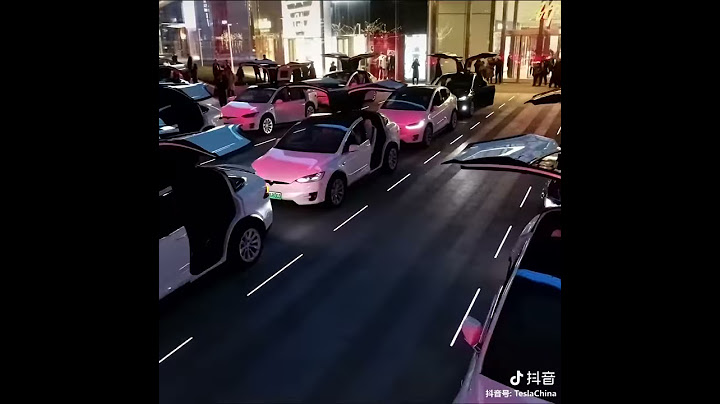 【抖音】 Model X 在郑州集结 #tesla #特斯拉modelx  #舞蹈 @抖音小助手 #魔映 #抖音 #Tiktok