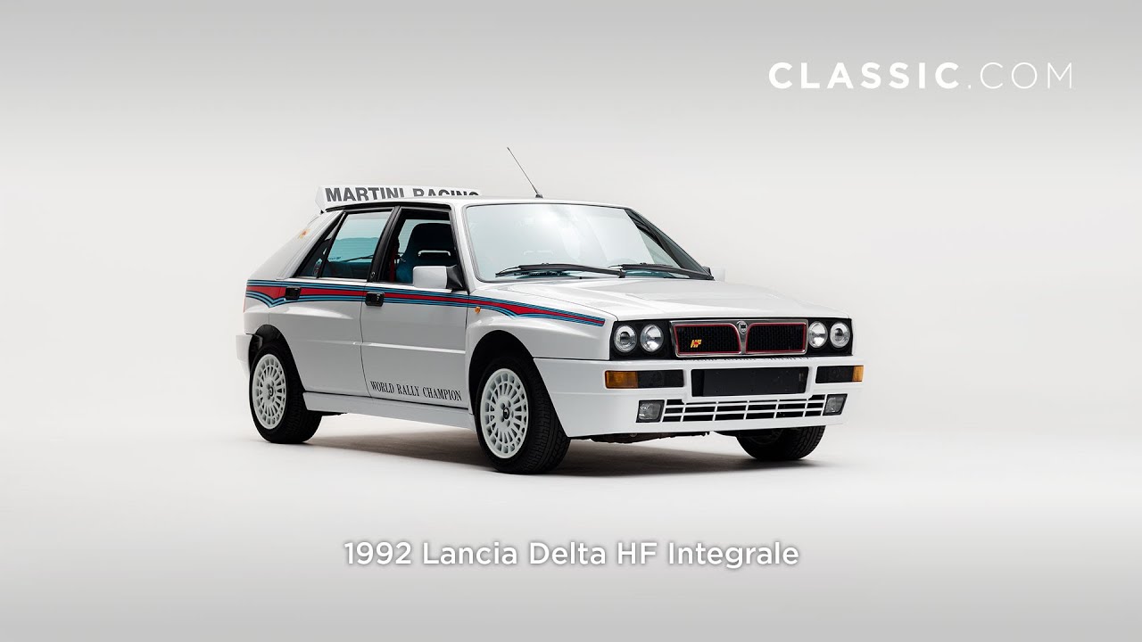1992 Lancia Delta HF Integrale - White Martini Livery - YouTube
