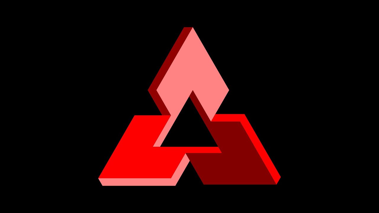 Impossible Multifaced Triangle Vector using Inkscape - YouTube