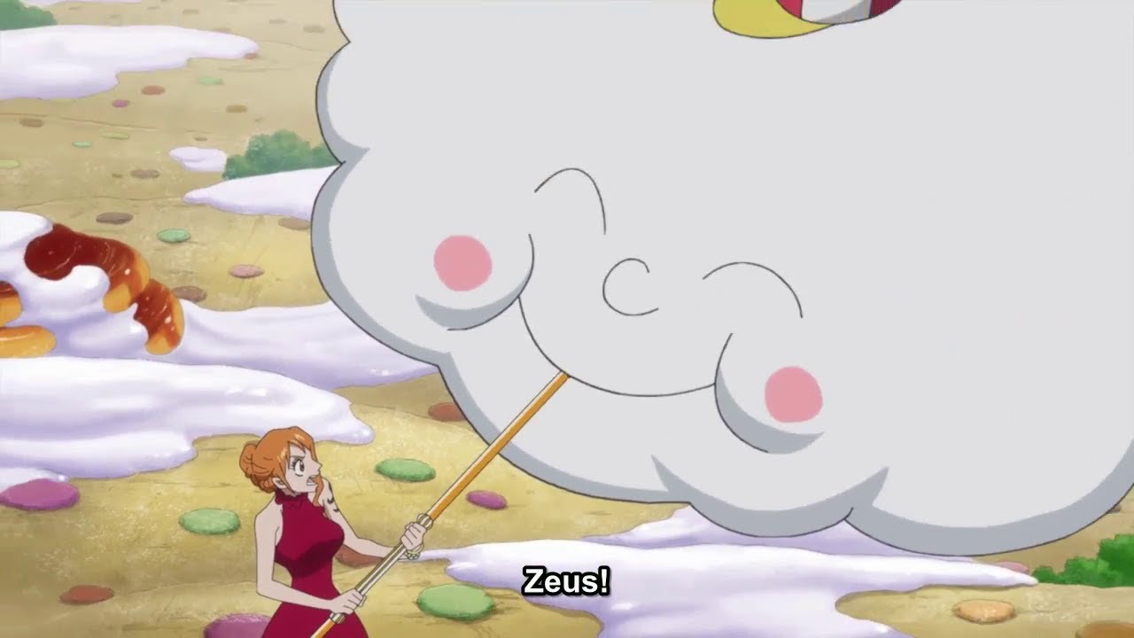 Nami Uses Zeus To Attack Big Mom Onepiece Ep 846 Youtube