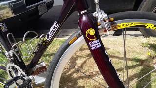 Calfee carbon tetra tri bike rolf vector 650c ecw