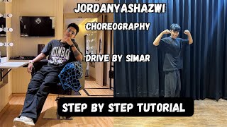 Drive By Simar | jordanyashazwi Dance choreography | Step By Step Dance Tutorial