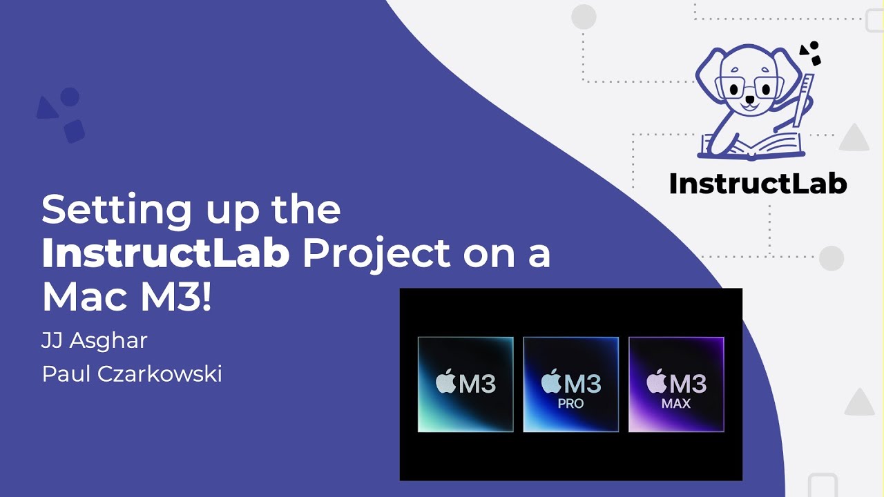 JJ and Paul install InstructLab from scratch on a Mac M3 (2024) - YouTube