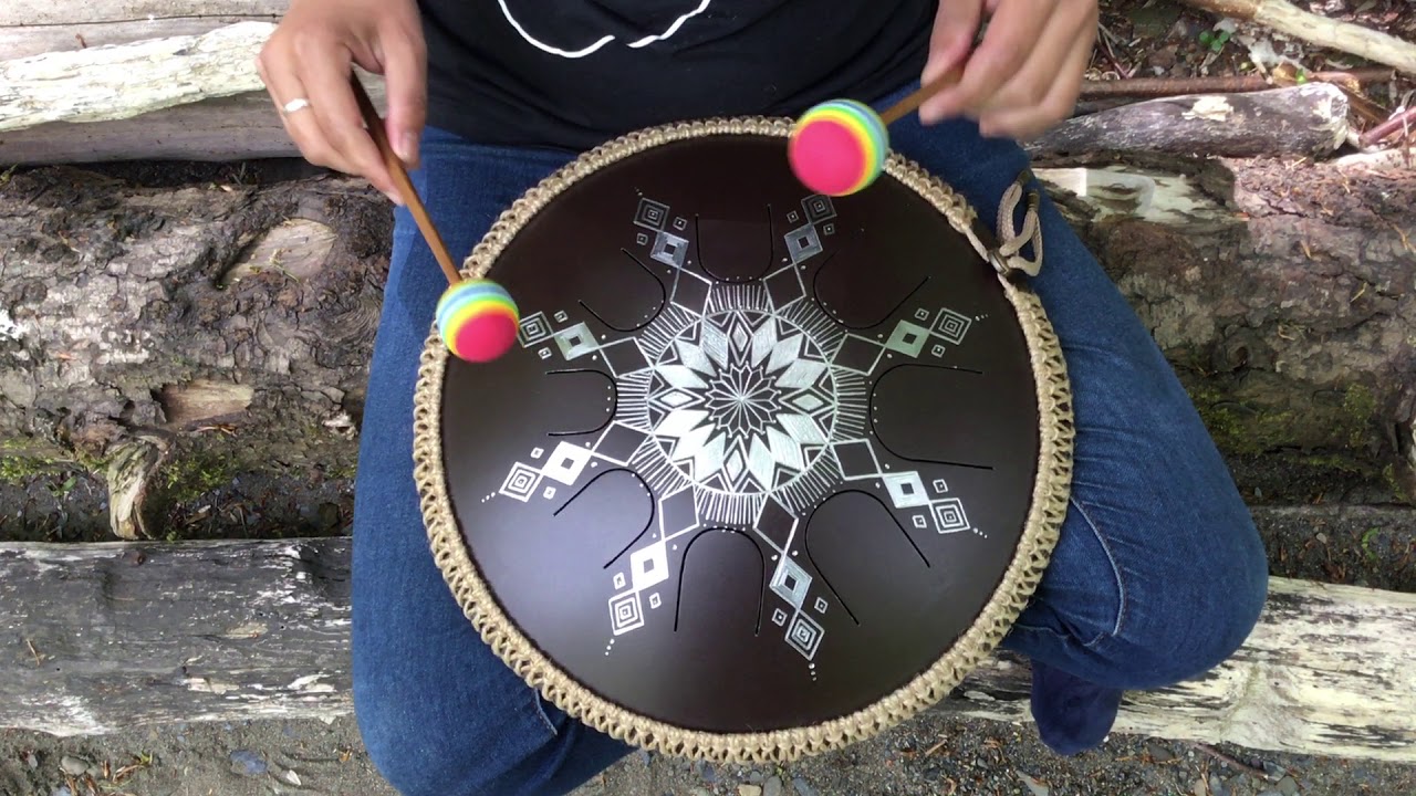 How to play Steel Tongue Drum( Beginner with Stick) . YouTube
