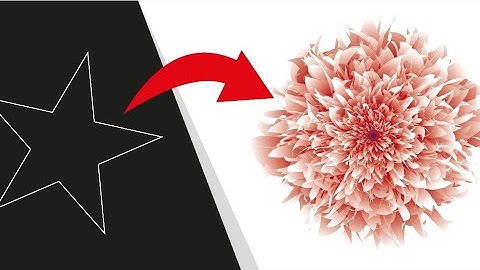 Illustrator Tutorial : How To Create Beautiful Floral Vector in Illustrator Using Blend Tool