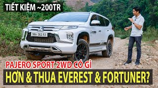 Đánh giá Mitsubishi Pajero Sport 2WD - Ưu/nhược, có gì khác Everest và Fortuner? | TIPCAR TV