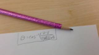 Angle Between Vectors Example 1