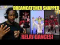 DANCER REACTS TO DREAMCATCHER RELAY DANCES | (DREAMCATCHER) - Abracadabra | 바람아(Wind Blows) | - PIRI